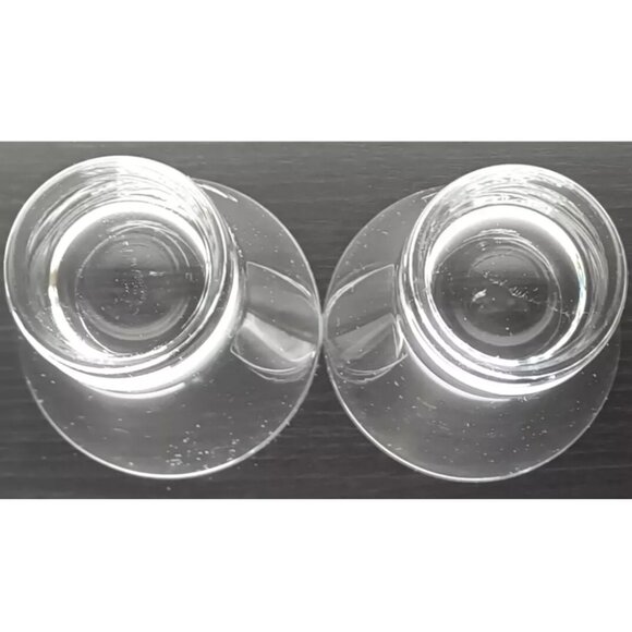 L👀K Vintage Canadian Club Etched Whiskey Scotch Glasses set of 2 - Picture 6 of 7